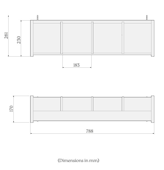 4 Bay Storage Bin image 3
