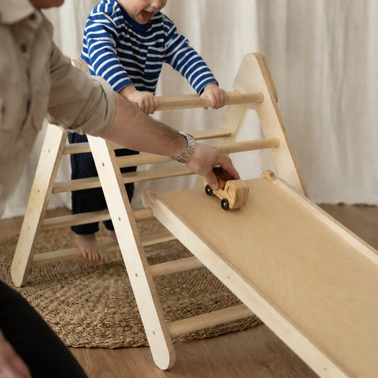 Premium Climbing Frame - Pikler with Ramp/Slide Bundle