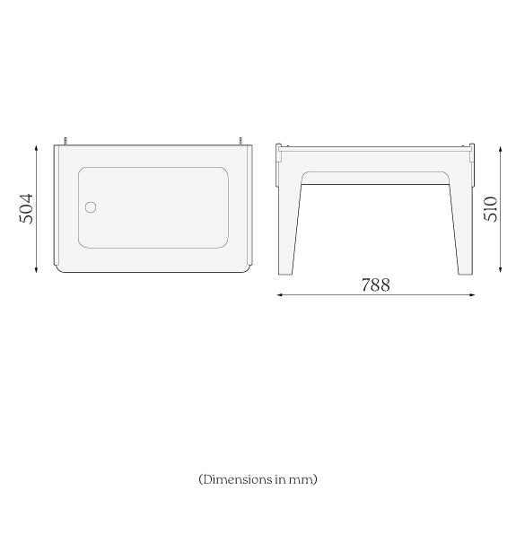 Large Table with Tray image 3