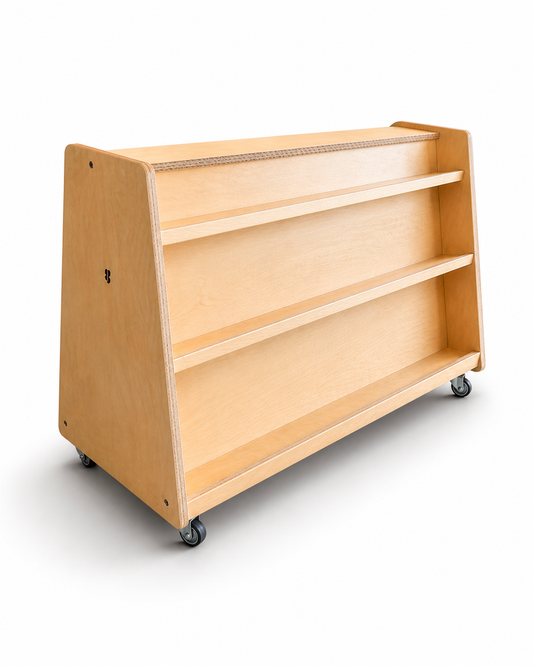 Double Sided Multi Shelf with Book Display