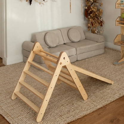 Premium Climbing Frame - Pikler with Ramp/Slide Bundle