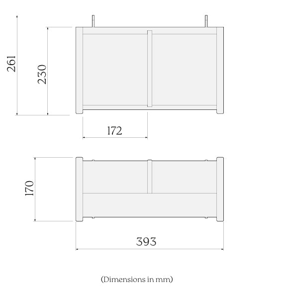 2 Bay Storage Bin image 3