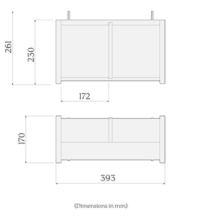 2 Bay Storage Bin image 3