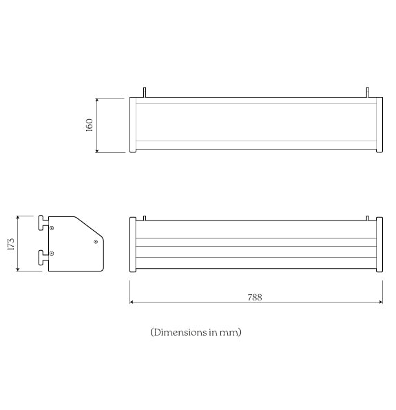 Shelf with Rail image 3