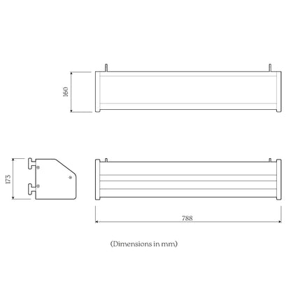 Shelf with Rail image 3