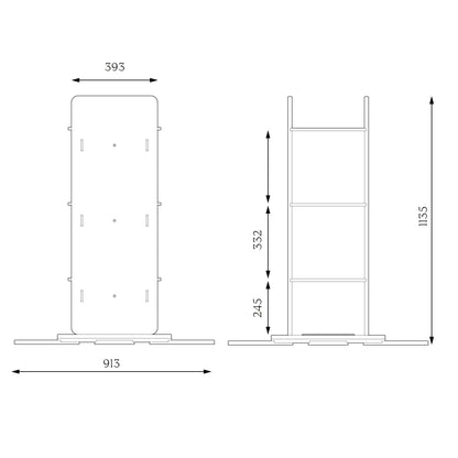 Premium Rotating Bookcase